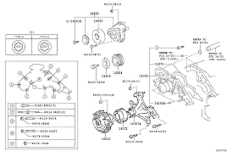 CONJUNTO DE ACOPLAMIENTO GENUINO TOYOTA, FLUIDO LX470 UZJ100 1998/01-2007/08 ☆ 16210-50051 ☆ Foto 3 de 3