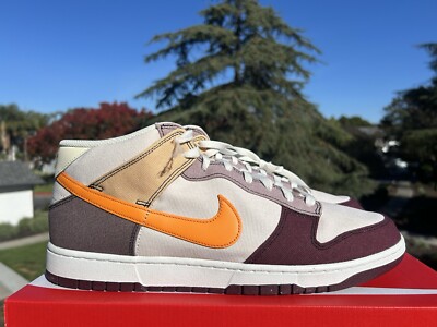 Nike Dunk Mid 'Plum Coconut Milk' - Size 10.5 ( DV0830-101 )