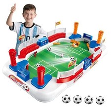 Mini Foosball Table Soccer Board Games for Kids Adults Indoor Table Raised 3