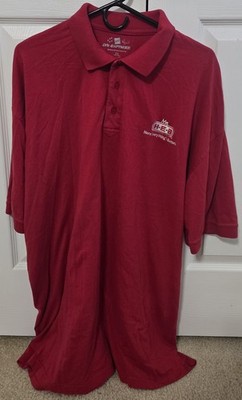 HEB Men's XXL Red Polo Shirt  
