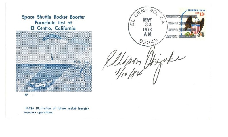 ELLISON S. "EL" ONIZUKA - FIRST DAY COVER  NASA legend CHALLENGER