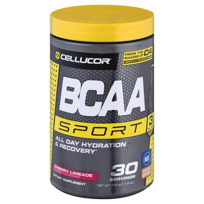 Cellucor BCAA Sport Hydration Recovery Powder 330g/11.6oz 30 Serv Cherry Limeade