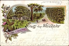Litho Eldagsen Springe am Deister Niedersachsen, Gasthaus Waldkater - 3999450