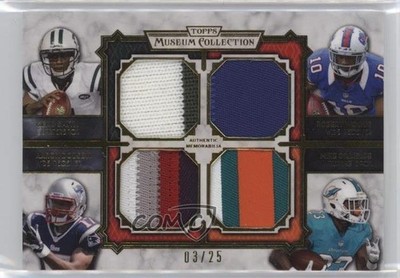2013 Topps Museum Collection Gold /25 Geno Smith Robert Woods Aaron Dobson pn1