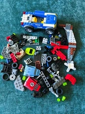 LEGO PREFABED COP CAR AND MORE CAR PARTS 