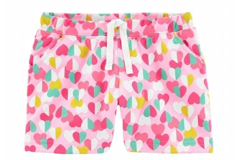 Carters Pull On Cotton Shorts 3 Pack Size 18 Months - Girl