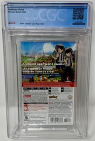 CGC Graded Pokemon Violet NEW Nintendo Switch (1018295001, 9.8 A++)