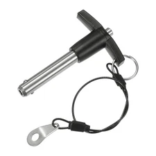 T Handle Lock Pins, 10mm Dia. 40mm Usage Length Push-Button Ball Locking Pin