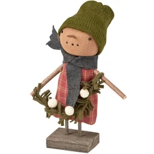 Primitives by Kathy SNOWY SARAH Snowman Doll - Home Decor Christmas Winter