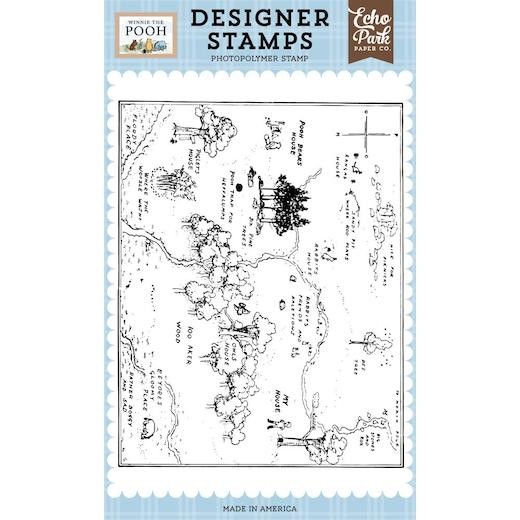 Echo Park Winnie the Pooh Clear Stamps - Hundred Acre Woods