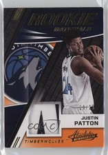 2017-18 Panini Absolute Rookie Materials Prime 20/25 Justin Patton #RM-JPT 0c6