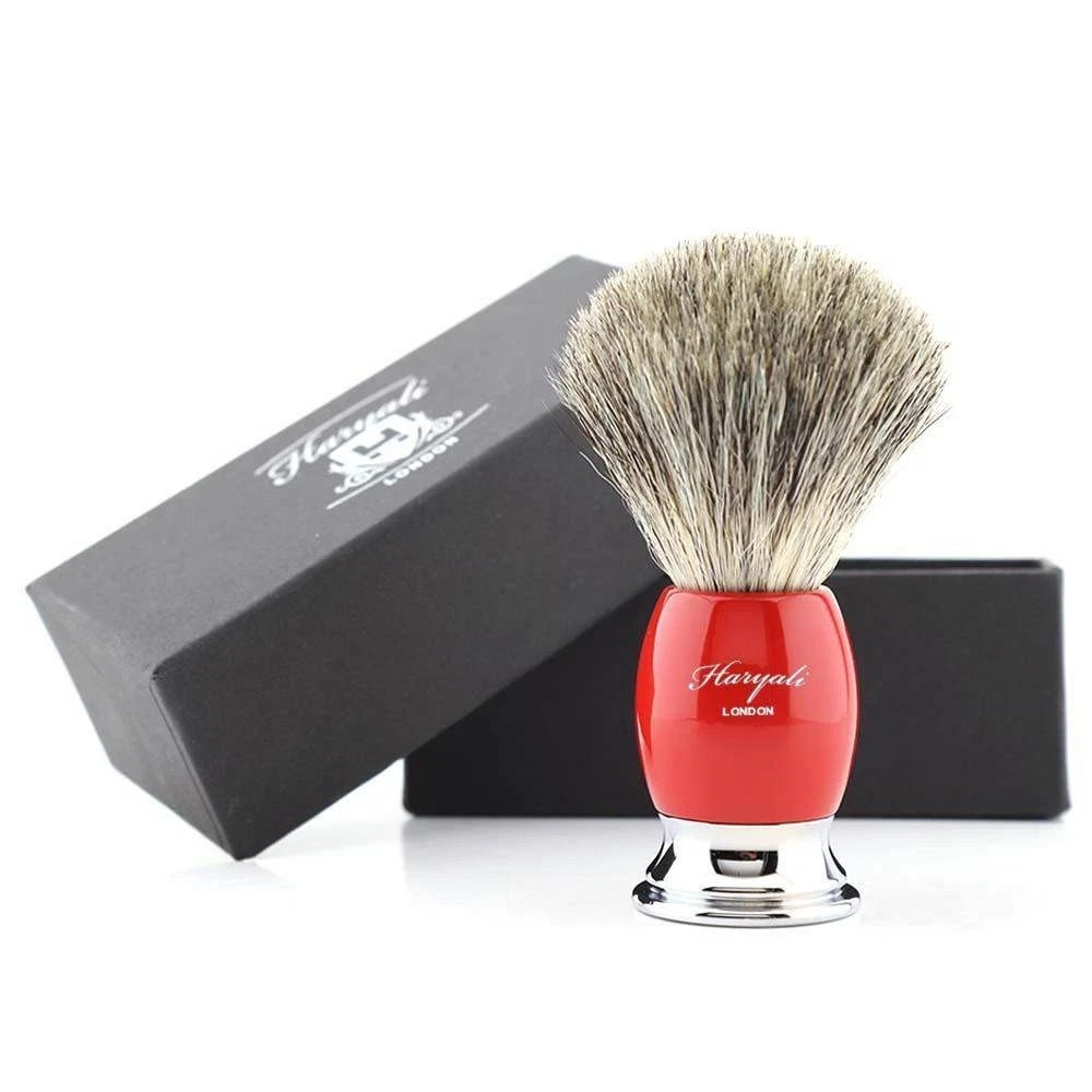 Shaving Brush-Men's Shaving Brush with Super Badger Bristles and Resin Handle thumbnail 3