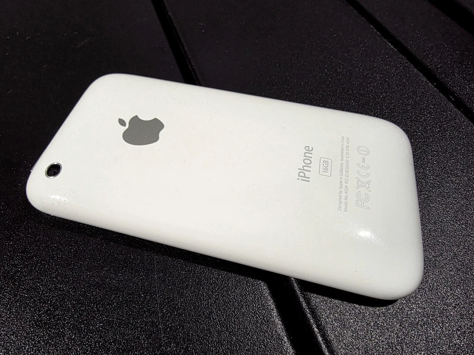 De Colección Apple iPhone 3G - 16GB - Blanco (GSM) RARO IOS 2.0 - Excelente Estado - Reparación Foto 4 de 4