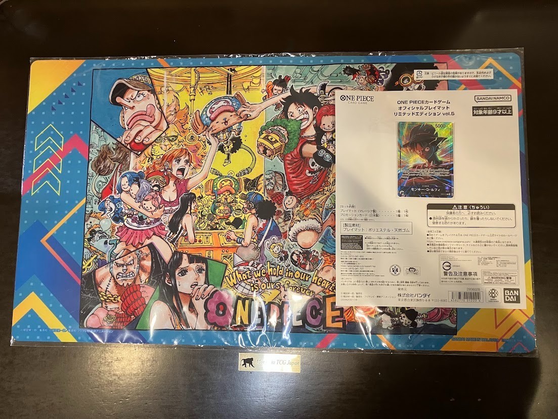 ONE PIECE CARD GAME Official Playmat & Card Limited Edition Vol.5