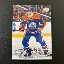 2025-26 Upper Deck Series 1 Quinn Hutson #224 Young Guns Edmonton Oilers