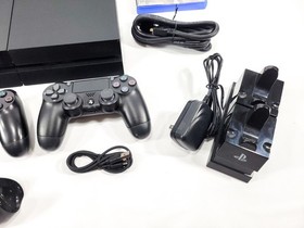 Sony PlayStation 4 PS4 Black 500GB Video Game Console w Controller & Game Tested