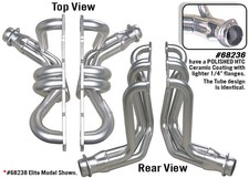 Hedman 68236 Full Length Headers Silver Ceramic Coated