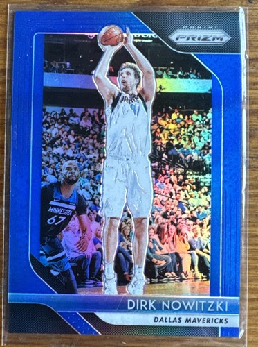 Dirk Nowitzki 2018-19 Panini Prizm  Blue prizm  /199