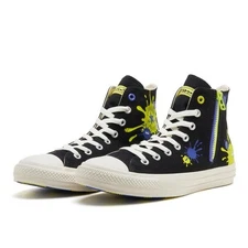 Splatoon3 x CONVERSE ALL STAR Z HI 31312701 Black, 31312700 White Unisex Shoes