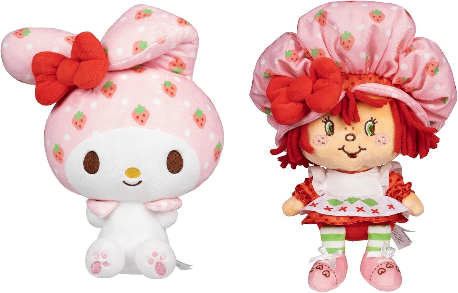 Jazwares Hello Kitty and Friends - 8-Inch Strawberry Shortcake x My Melody Pl...
