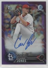 2016 Bowman Draft Chrome Pick Purple Refractor 127/250 Connor Jones Auto 0gm