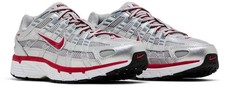 Nike P 6000 Metallic Silver Gym Red Cool Grey Shoes CD6404 024- Men  Size 10