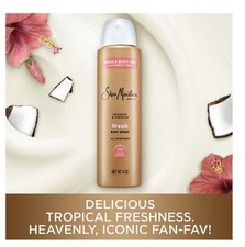 SheaMoisture Whole Deodorant Spray Coconut  Hibiscus 4.0 oz