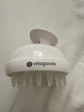 Vitagoods Head Hair Massager Silicone 2 Levels Battery Powered