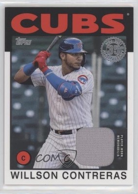 2021 Topps 1986 Topps Baseball Relics Willson Contreras #86R-WC 0a2t