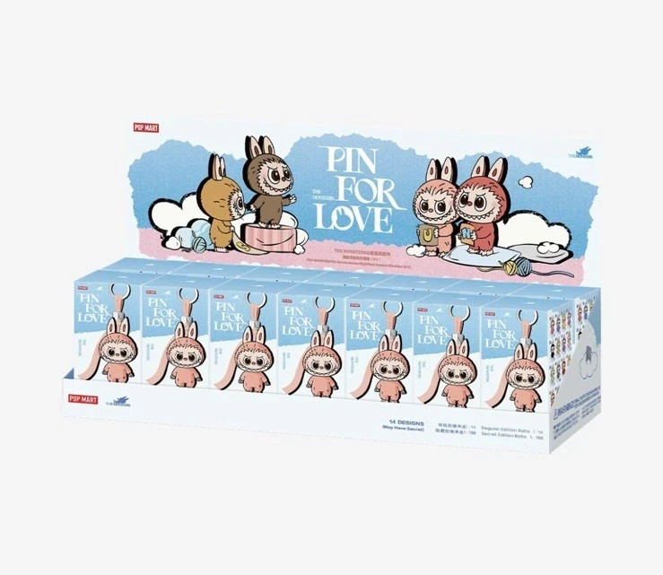 POP MART LABUBU - BRAND NEW - PIN FOR LOVE (N-Z) - FACTORY
