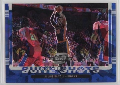 2022 Panini Contenders Optic Blue Cracked Ice Prizm 31/75 Julius Randle #21 04zt