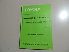 Werkstatthandbuch 2.0L  2.4L Motor Toyota CELICA CRESSIDA Pickup Land Cruiser J7