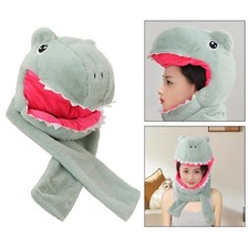 Dinosaur Shaped Headgear Hat Funny Halloween Cosplay for Themed Party Holidays