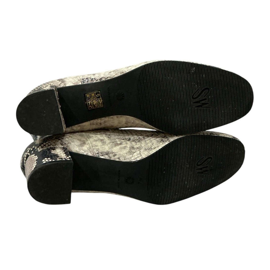 Stuart Weitzman Ernestine Python Print Leather Bo… - image 11