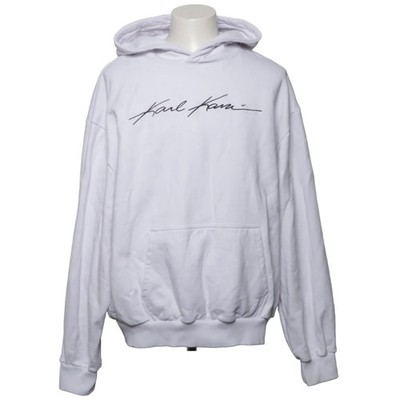 Karl Kani, Kapuzenpullover, Größe: 2XL, Weiß, Baumwolle, Einfarbig, Herren #Aph