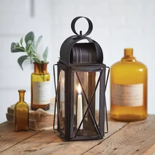 Historic Milkhouse Lantern Glass Home Decorative Collectible