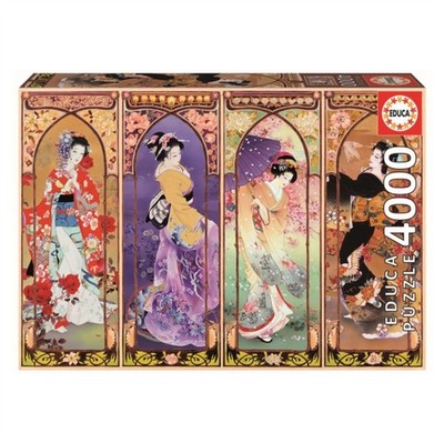 Educa Borrás 19055 Japanese Collage 4000 Piece Puzzle Multicoloured