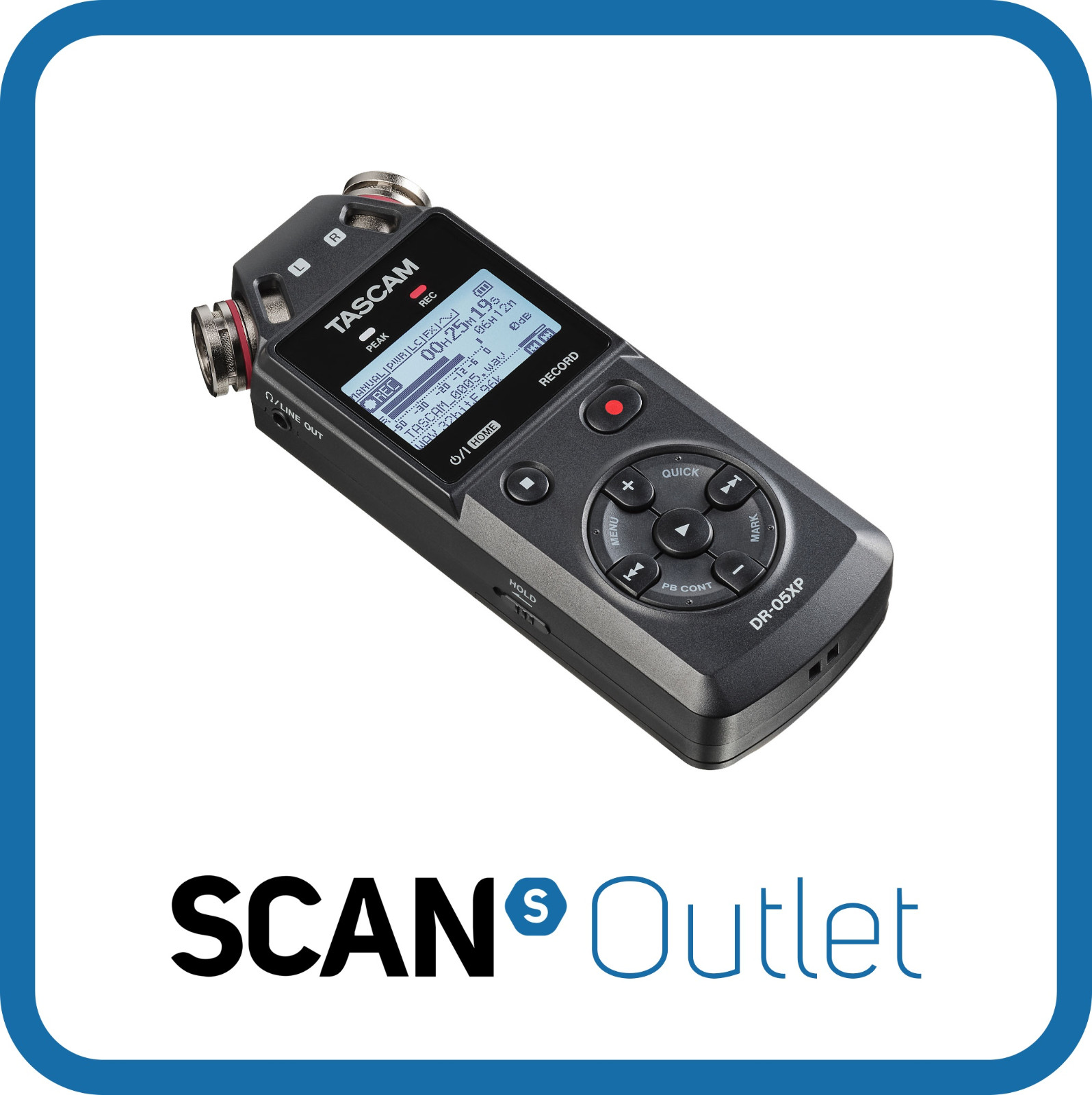 Tascam - DR-05XP Stereo Handheld Audio Recorder and USB Audio Interface