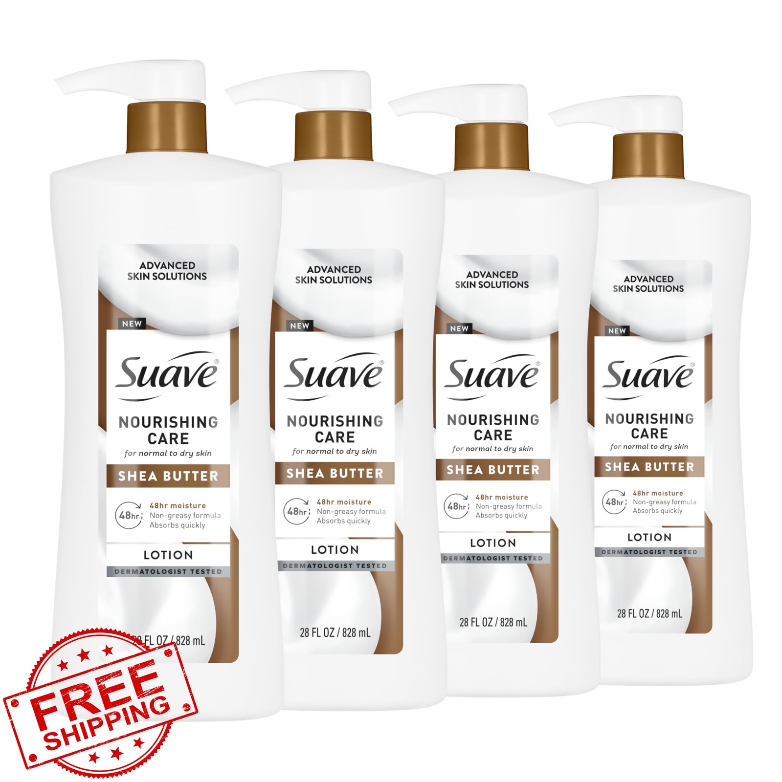 Shea Butter Dry Skin 28oz 4 Pack