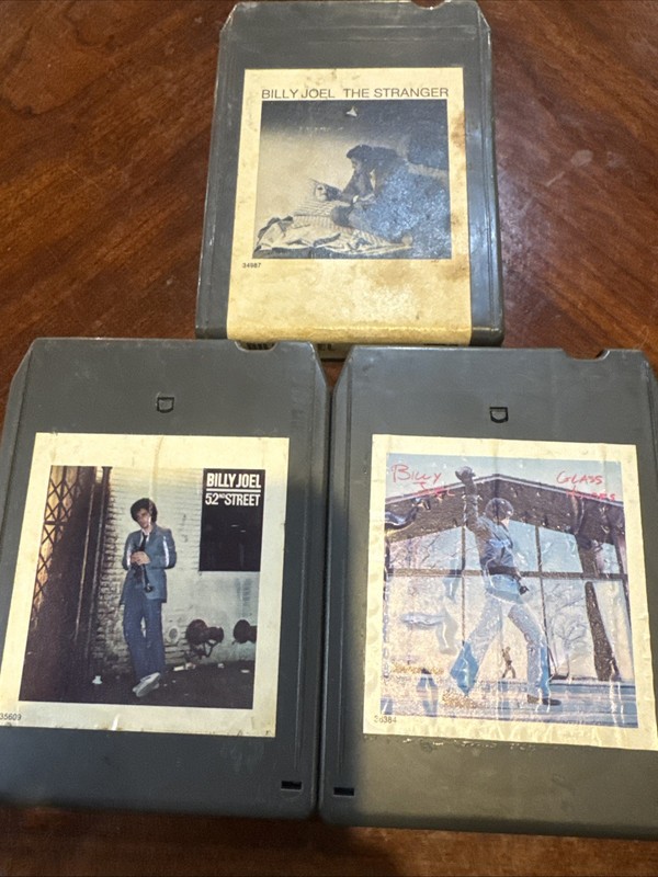 BILLY JOEL 8 Track Tapes (3) Played Through VG