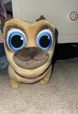 ROLLY Stuffed Plush Disney Junior PUPPY DOG PALS PUG 12" Toy Animal Collar