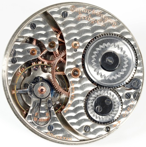 HAMILTON HAYDEN W W WHEELER 17 JEWEL 16S DERBY CONNECTICUT RARE TASCHENUHR MVT