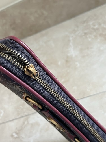 Portafoglio Guess Mini E Grande Organizer 4G Logo Pelle Marrone Portafoglio Lotto - Foto 6 di 6