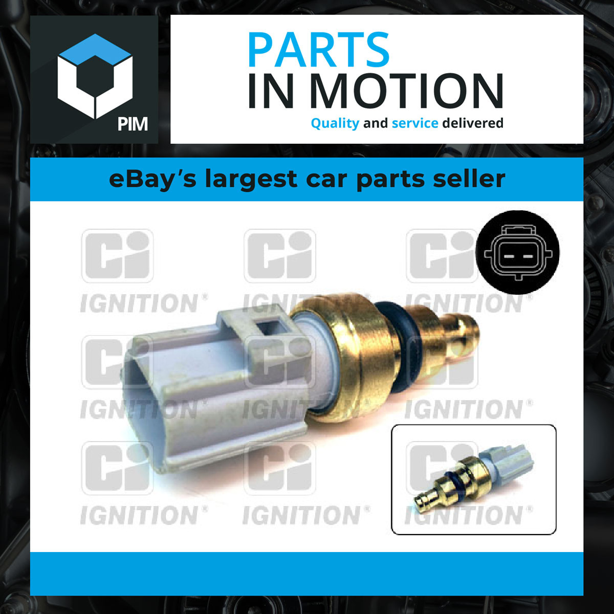 Coolant Temperature Sensor XEMS103 CI Sender Transmitter 1089854 XS6F12A648BA