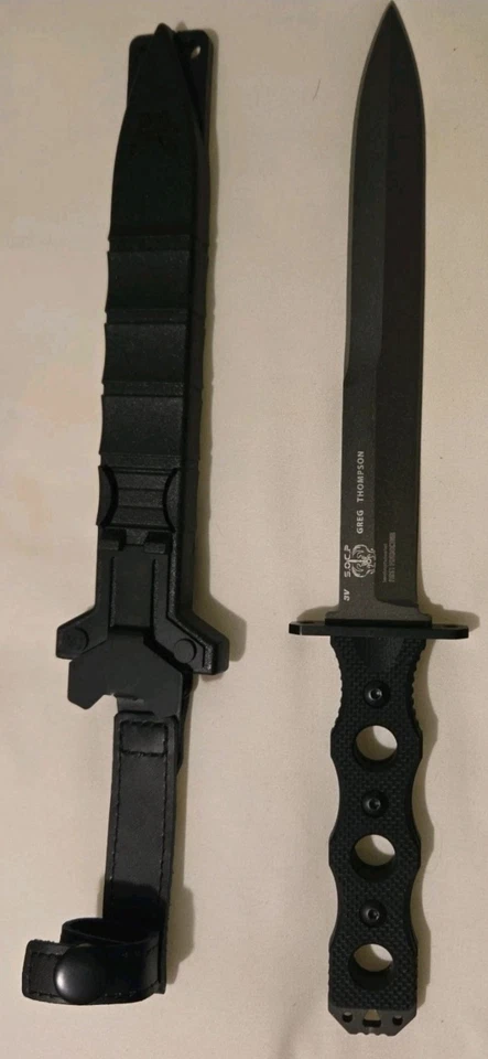 Benchmade 185BK-1 SOCP Fixed Blade Knife  being sold by DAT.  UGLYBOX!!! - Image 3 of 4