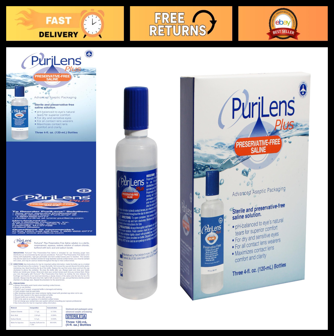 120ml (4 Oz) - 3 Pack For Comfort
