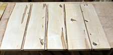 4 KILN DRIED RUSTIC SINGAL NATURAL EDGE BASSWOOD LUMBER WOOD 24 X 5-7" X 3/4" VA
