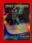 Jalen Brunson NY Knicks 2018 Panini Threads Rookie Sensations Auto #25