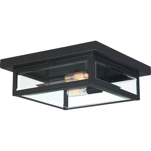 Westover 2-Light Outdoor Wall Lantern in Earth Black - Picture 2 of 2