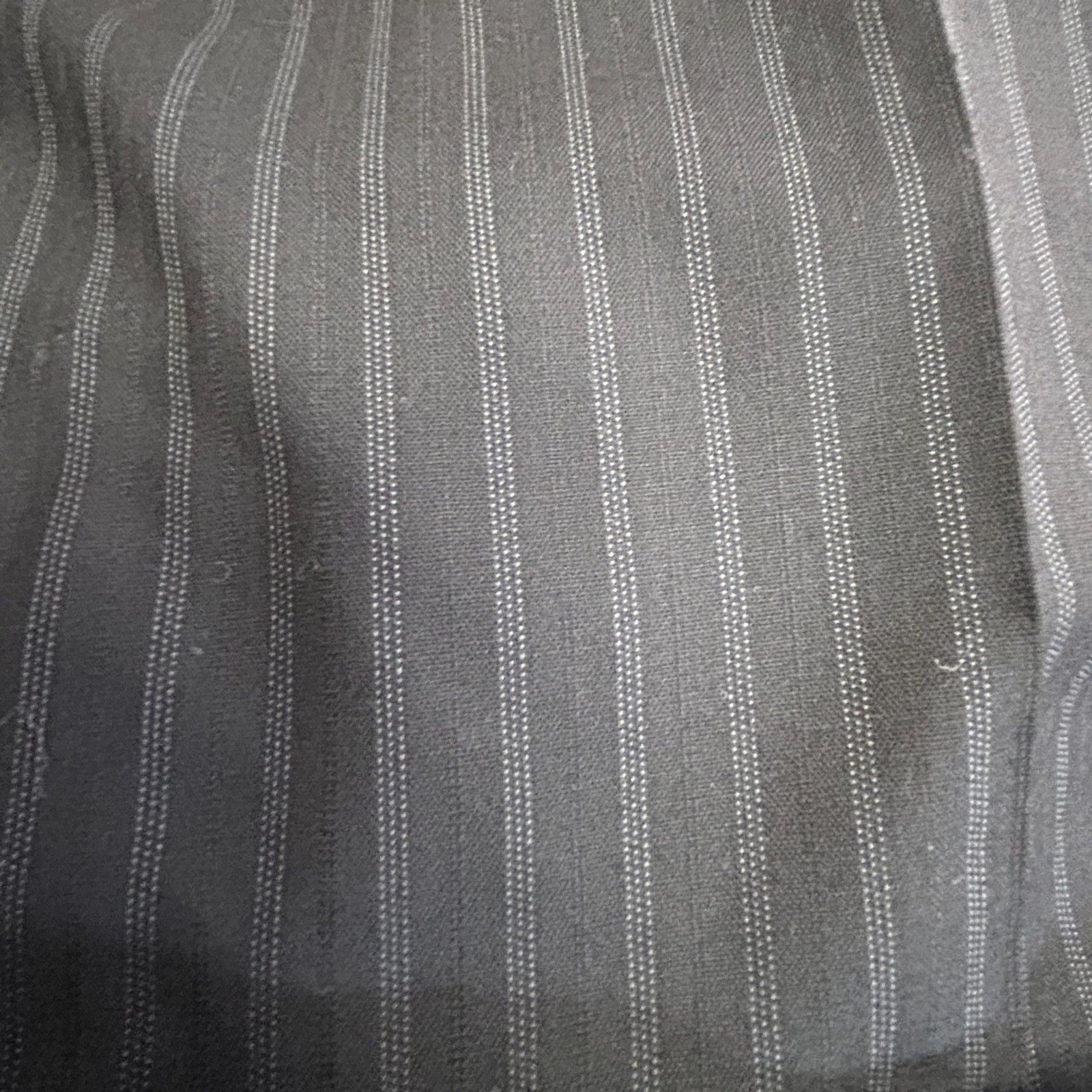 Boss Hugo Boss Men's NWT Gray Pinstripe Wool Flat Front Dress Pants Size 32R thumbnail 9